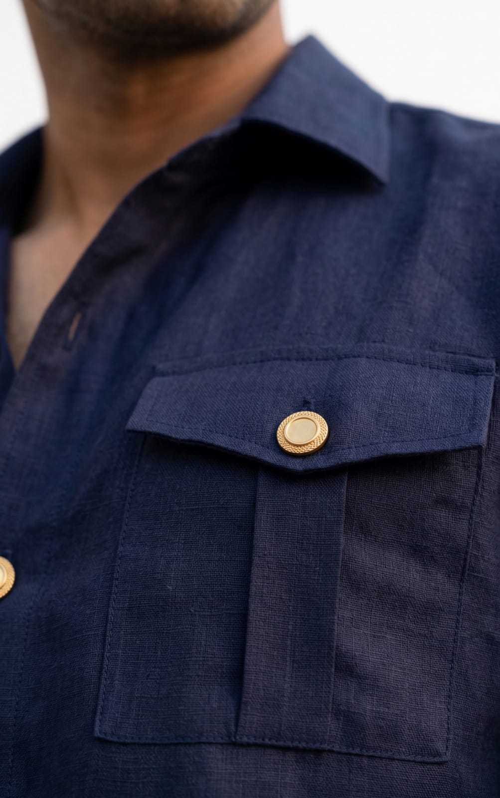 Safari Jacket — Navy