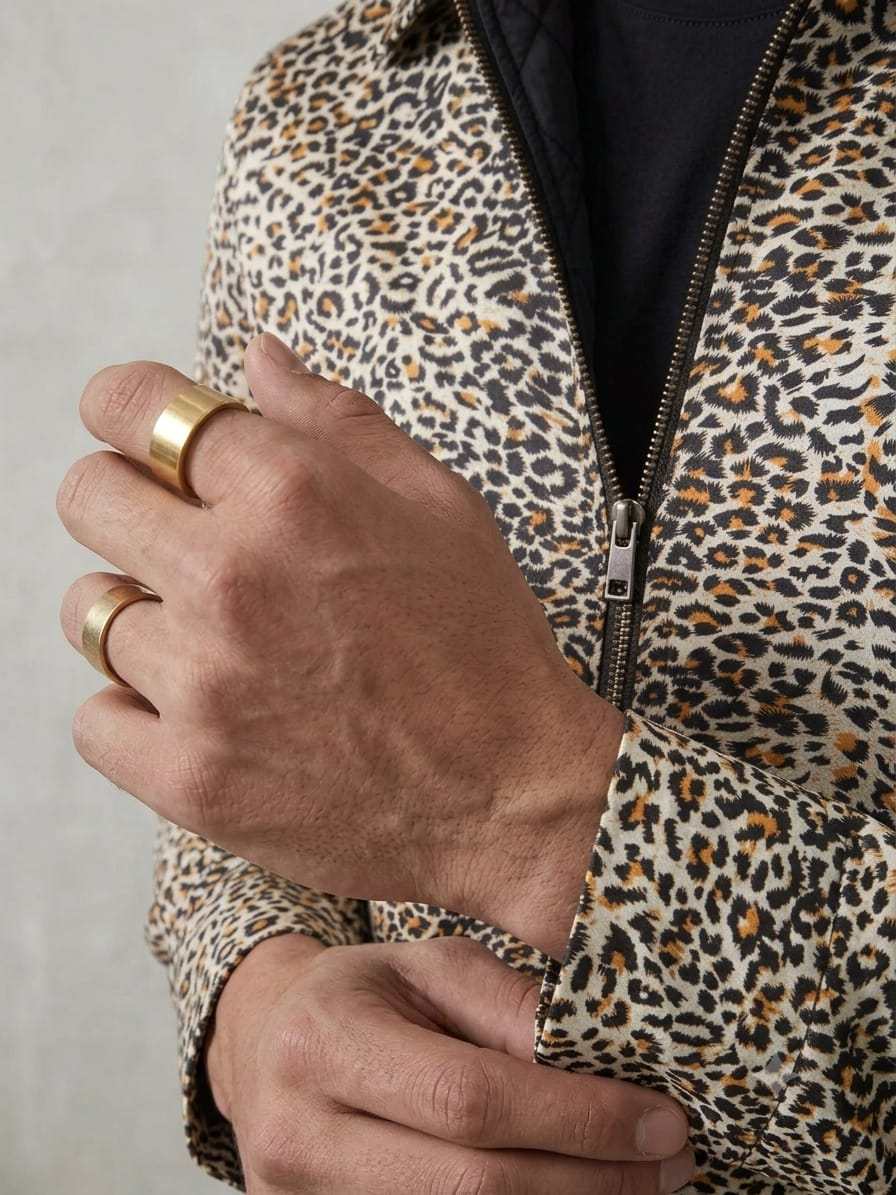 Silk Jacket — Leopard