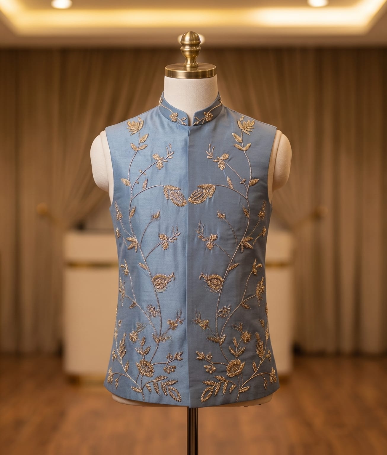 Ashford Blue Waistcoat