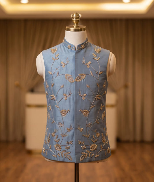 Ashford Blue Waistcoat