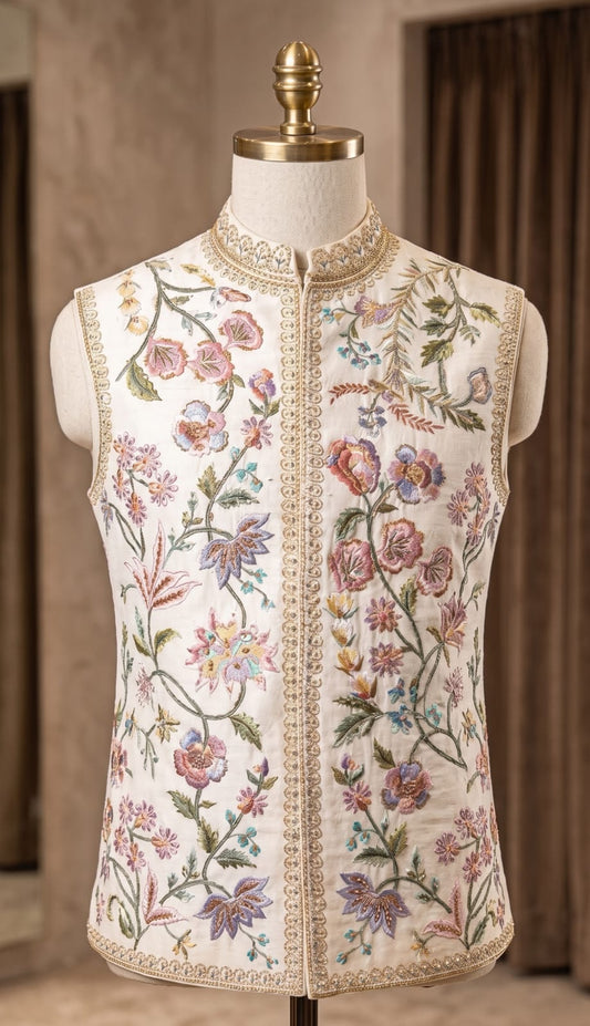 Marielle Ivory Waistcoat