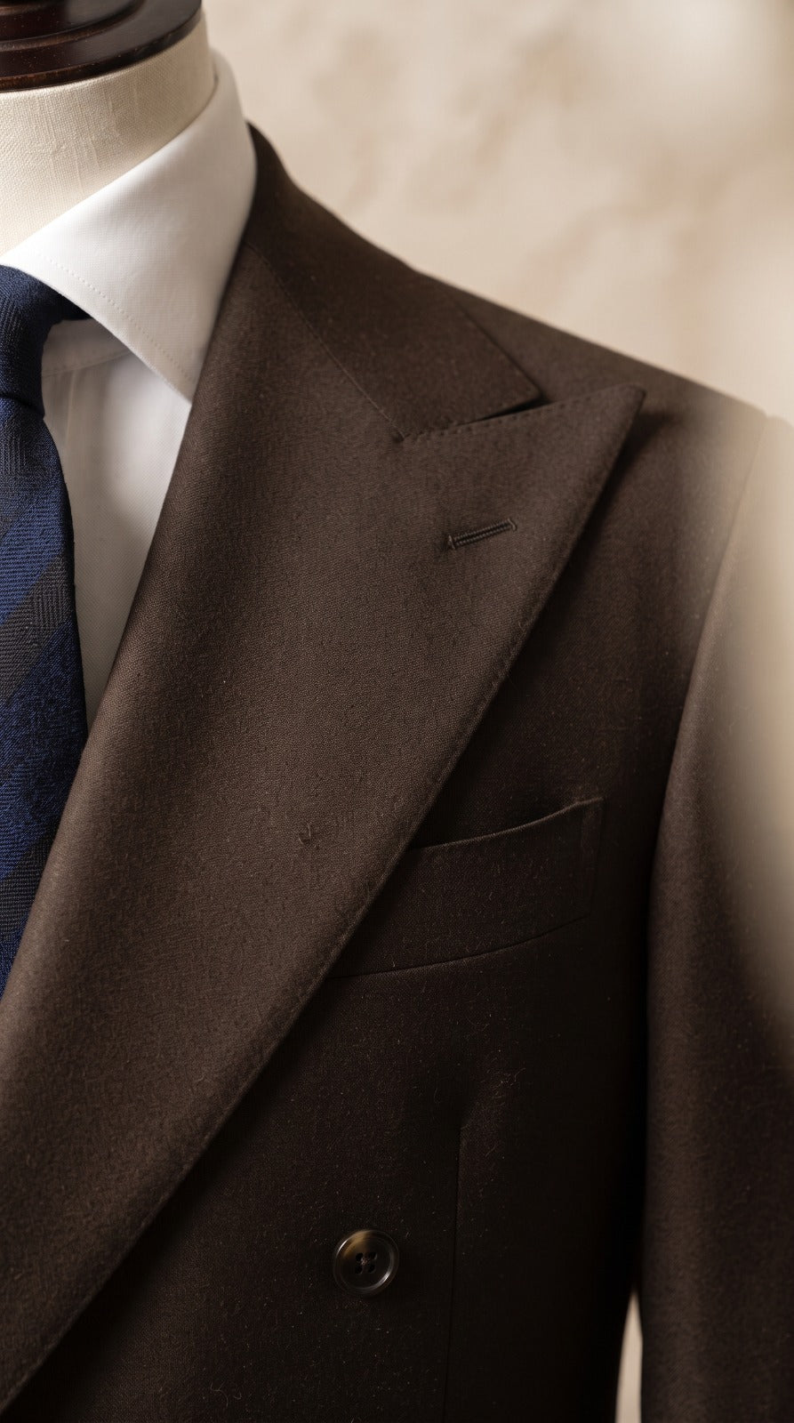 Espresso Double-Breasted Suit