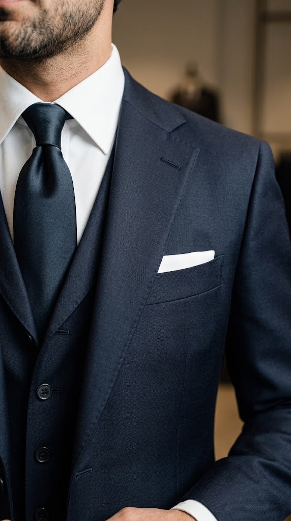 Navy Three-Piece Suit (Classic)