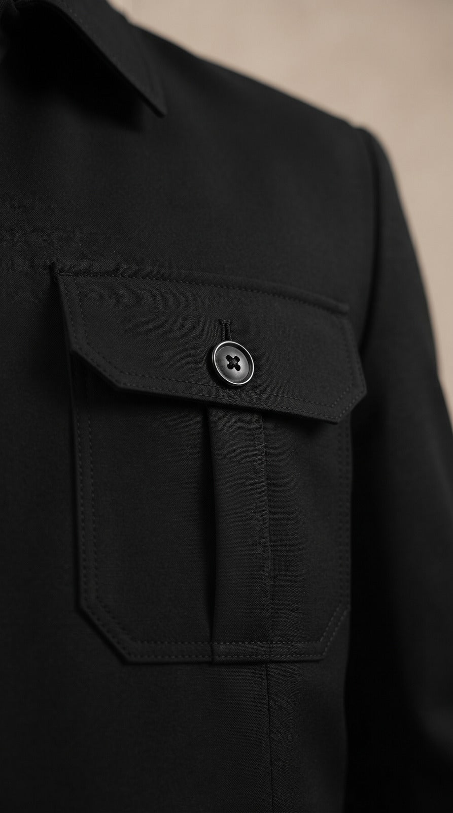 Black Safari Jacket