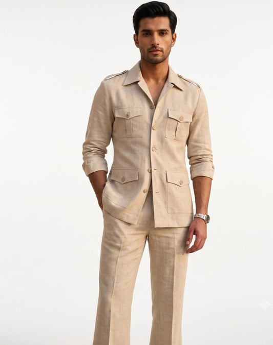Safari Jacket — Beige