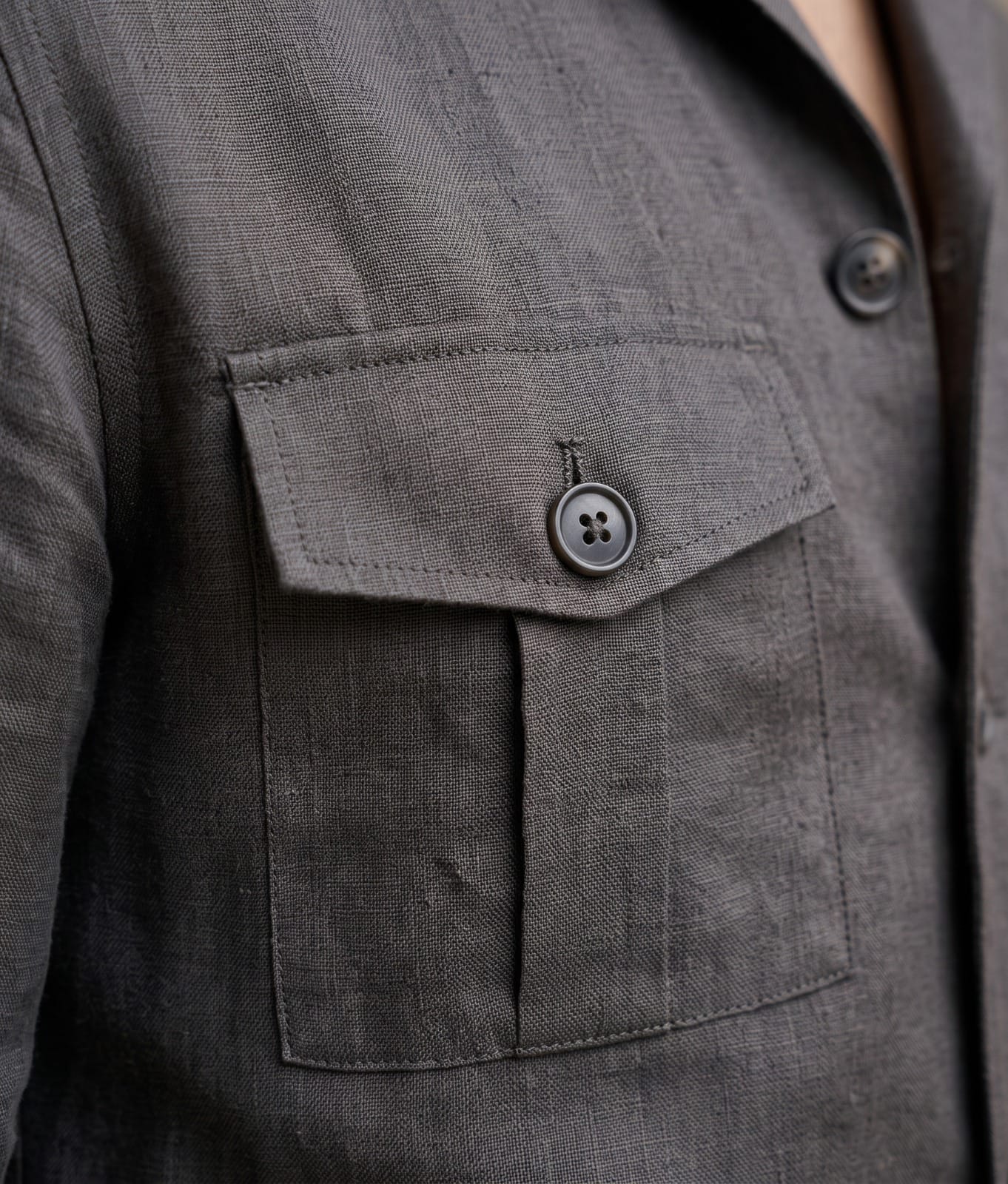 Safari Jacket — Grey