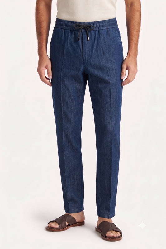 Linen Pant — Indigo
