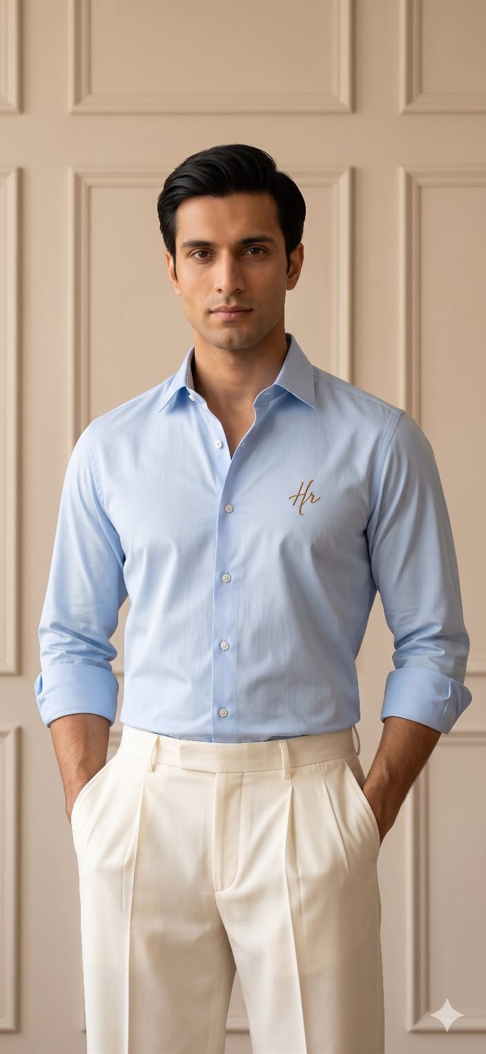 Signature Sky Blue Shirt